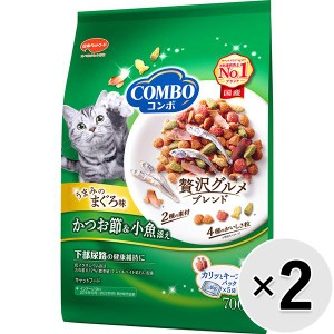 【セット販売】コンボ キャット まぐろ味・かつお節・小魚添え 700g（140g×5袋）×2コ