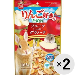 【セット販売】りんご好きのための フルーツいっぱいグラノーラ 165g×2コ