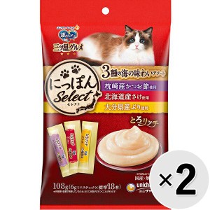 【セット販売】銀のスプーン 三ツ星グルメ にっぽんSelect とろリッチ 3種の海の味わいアソート 108g（6g×18本）×2コ