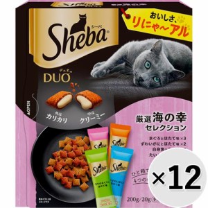 【SALE】【ケース販売】シーバ デュオ 厳選海の幸セレクション 200g×12コ