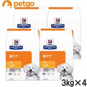 ヒルズ 犬用 c/d マルチケア 小粒  ドライ 3kg×4袋【ケース販売】