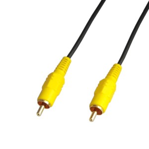 RCA ピンケーブル 15m 極細 ビデオケーブル 1ピン - 1ピン 15m 17C-2V-150M