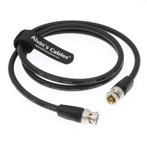 Alvin's Cables 12G HD SDI BNC to BNC Male 4K ビデオカメラ 用の ビデオ 同軸 ケーブル 1M