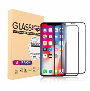 iPhone11 Pro/iPhoneX/Xs ガラスフイルム（5.8インチ）用 全面保護フィルム 液晶強化ガラス （ アイフォン11 Pro/X/Xs用）