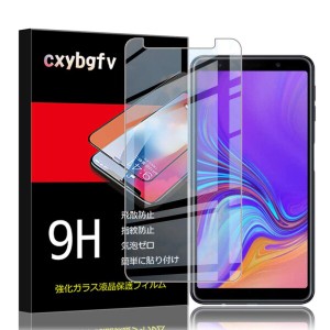 Galaxy A7 2019/2018 強化ガラスフィルム Galaxy A7 液晶保護フィルム日本旭硝子素材採用 高透過率 薄型 硬度9H 飛散防止処理 2.5D ラウ