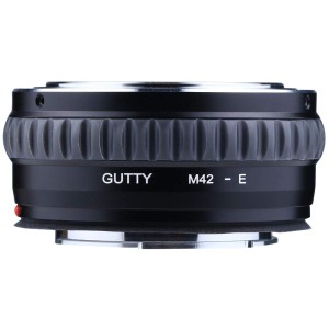 GUTTY M42レンズ用ガティカメラレンズマウントアダプターソニーアルファ用ソニーNEX EマウントカメラNEX-7 NEX-6 NEX-5N NEX-5 NEX-C3 NE