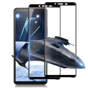 Xperia10II ガラスフィルム SO-41A フィルム SOV43 ガラスフィルム エクスペリア10 マーク2 (SOV43 SO-41A) 強化ガラス 保護フィルム