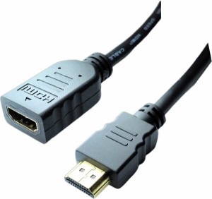 カモン(COMON)製】イーサネット対応ハイスピードHDMIケーブル/延長用/金メッキ/1m 【4HDMI-10E