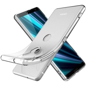 Youriad Xperia XZ3 ケース カバー | 透明 クリア ソフト カバー| 特徴 ストラップ 軽量 インチ 薄型 滑り止め ワイヤレス充電対応 落下