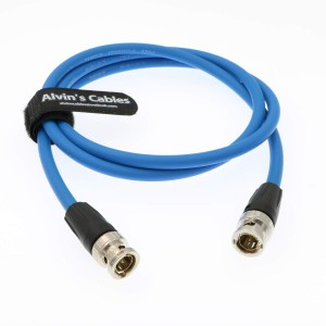 Alvin's Cables 4K ビデオカメラ 用の 12G HD SDI ビデオ 同軸 BNC コネクタ ケーブル オス to オス 1M