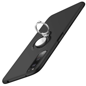 Sony Xperia 5 II ケース リング tpu リング付き シリコン 耐衝撃 スタンド機能 マグネット 車載ホルダー 磨り表面 指紋防止 軽量 スリム