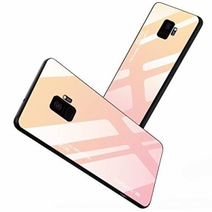 Galaxy S9 ケース 強化ガラスケース 全面クリア 薄型 TPUバンパー Samsung Galaxy S9 ケース 耐衝撃 TPU 耐久 カバー スマホケース 指紋