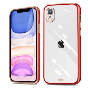 iPhone XR ケース クリア アイフォンXR カバー 耐衝撃 透明 TPU 落下防止 防塵 薄型 軽量 一体型 人気 変形防止 人気 全面保護カバー シ