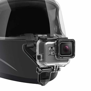 GoPro Hero 7、（2018）、6 5 4 3、Hero Black、Session、Xiaomi Yi、SJCAM と互換性のあるオートバイヘルメットチンストラップマウント 