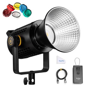 GODOX UL60 60W LED ビデオ ライト、5600K±300K デイライト バランス、31000LUX@1M、CRI96 TLCI97、16 グループ 32 チャンネル、APP/2.4