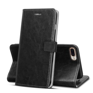 iphone 7 Plusケース / iphone 8 Plus ケース 手帳型 財布型 サイドマグネット式 スマホケース 薄型 カード収納 アイフォン7/8 plus ケー