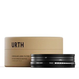 Urth 62mm UV, 偏光 (CPL), ND2-400 レンズフィルターキット