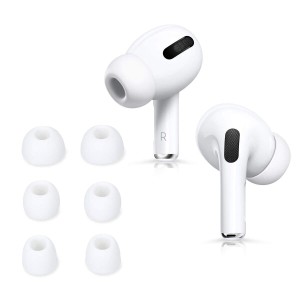 kwmobile 対応: Apple Airpods Pro 2 / Pro 1 用 6x 交換用 イヤーピース - 3つのサイズ S/M/L パッド セット - シリコン パッド 異なる