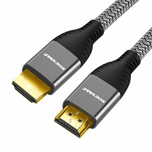 SOEYBAE HDMI ケーブル1M 4k60hz ，18Gbps 高速イーサネット対応 パソコンの画面をテレビに映す，(グレー)