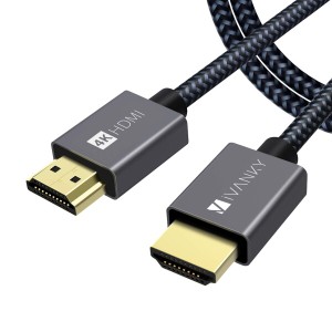 HDMI ケーブルiVANKY HDMI2.0規格 PS4/3,Xbox, Nintendo Switch, Apple TV, Fire TVなど適用18gbps 4K60Hz/HDR/3D/イーサネット対応 テレ