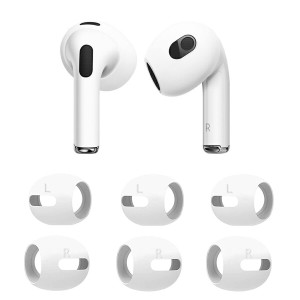 VSuRing Airpods 3 用 イヤーピース Fit in the case シリコン製 付けたまま充電可能 2021 AirPods（第3世代）適用 イヤホンカバー シリ