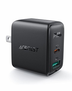 ACEFAST 充電器 type-c PD USB-C×USB A 2ポート 合計32W usbc 急速充電器 タイプｃ コンセントACアダプター iPhone 13/13Mini/13Pro/13P