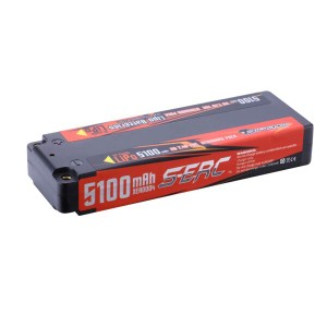 SUNPADOW S-ERCシリーズ5100mAh 7.4V 2S 70C リポバッテリーハードケース、RCトラックRCトラギー RC 無人ヘリコプターFPVレーシングに適