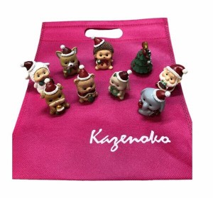 KAZENOKO クリスマス 置物 オーナメント 動物  飾り サンタクロース ツリー 羊 ウサギ 兎 アニマル オブジェ 装飾品 パーティー SNS S91