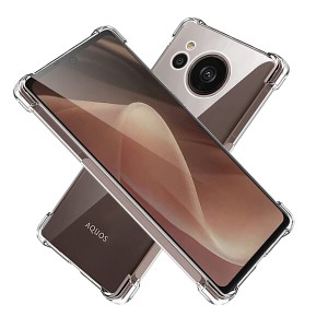 AQUOS sense7 Plus ケース シリコン 四隅?化保護 カメラ保護 sense7plus TPU カバー 軟性 クリア 保護ケース ンプロテクター シェル カバ