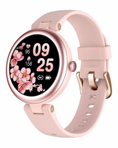 SHANG WING スマートウォッチ レディース 小さめ 腕時計 女性用 Smart Watch Women 1.09インチ高精細画面 iPhone/Android対応 着信通知 2