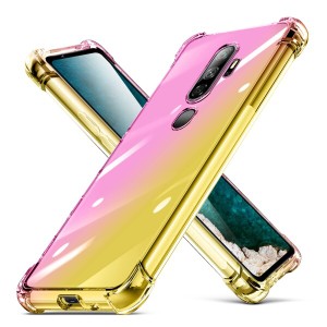 OPPO A5 2020 ケース tpu 耐衝撃 クリア透明 スリム 薄型 シリコン 指紋防止 米軍MIL規格取得 OPPO A5 2020 カバー 衝撃吸収 滑り止め カ