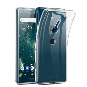 Xperia XZ2 用の スマホケース SO-03K /SOV37 /702SO 用の カバー TPU 超薄型 全面保護 ケース ソフト ケース クリア シリコン 透明 クリ