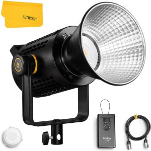 Godox UL60 LED ビデオ ライト 60W 5600K±300K CRI96 TLCI97 DMX APP 制御 インタビュー撮影、ビデオ制作、ストリーミング、写真 撮影 