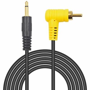 Poyiccot RCA 3.5mm 変換 モノラル ケーブル、RCA to 3.5mm ケーブル、3.5mm to RCA モノラル オスto オス 変換 AUX オーディオケーブル