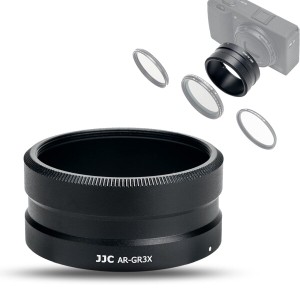 JJC GA-2 レンズアダプター Ricoh GT-2 テレコンバージョンレンズ 装着時に使用 リコー Ricoh GR IIIx GRIIIx GR3x GRIIIx HDF カメラ用 