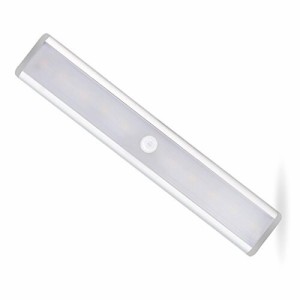 TOSPON LEDセンサーライト 改良版 人感センサーライトUSB充電式 夜間ライト マグネット付き 階段 クロゼット 玄関に最適 大人気の照明工
