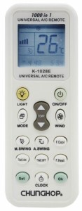 オーディオファン 汎用リモコン エアコン用 国内・海外メーカー製エアコンにも対応 K-1028E