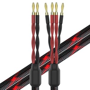 KK CABLE K4B-2B バイワイヤ式スピーカーケーブル, higher end Bi-Wire Speaker Cable, 高純度OFC無酸素純銅スピーカーケーブル, HIFIス
