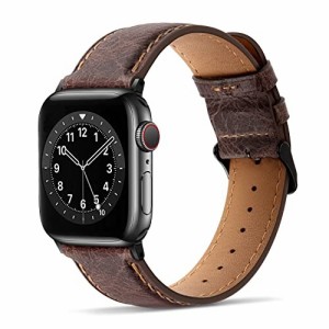 コンパチブル Apple Watch バンド 49mm 45mm 44mm 42mmアップルウォッチ バンド， 高級 本革 交換バンド ビジネス Apple Watch Ultra2 Ul
