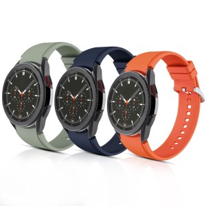 三つ入りバンド Samsung Galaxy Watch4 44mm/40mm/Galaxy Watch 4 Classic 46mm/42mm に対応 シリコン製スポーツ用ベルト 防水防汗 男女