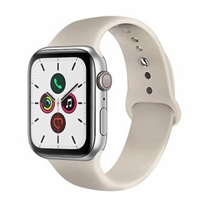 適合Apple 腕時計 バンド 40mm 44mm 38mm 42mm バンド シリコン製柔らかい ォッチバンド コンパチブルfor Apple 腕時計 シリーズ6/5/4/3/