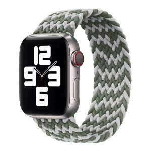 コンパチブル apple watch バンド iwatch バンド ブレイデッドソロループ 編組バンド apple watch Ultra/8/7/6/5/4/3/2/1/SEに対応 アッ