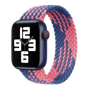 コンパチブル apple watch バンド iwatch バンド ブレイデッドソロループ 編組バンド apple watch Ultra/8/7/6/5/4/3/2/1/SEに対応 アッ