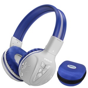 SIMOLIO 子供ヘッドホン ワイヤレス マイク付き 75dB/85dB/94dB 音量リミット制御 キッズ Bluetoothヘッドフォン 有線無線兼用 ヘッドセ