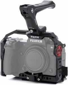 TILTA カメラケージ Fujifilm富士フイルムX-H2 X-H2S用,マンフロットのクイックリリースプレート、コンパクトなNATOトップハンドル、レン