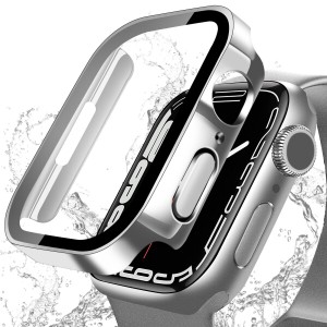 DYAOLE 対応 Apple Watch Series SE2/SE/6/5/4 ケース 44mm アップルウォッチSE2/SE/6/5/4 ケース 44mm 防水光沢ケース 対応 アップルウ