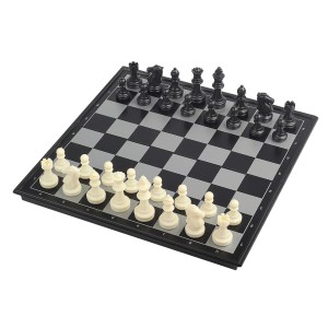 Andux 折りたたみ式マグネットチェスゲームセット ボードゲーム チェスボードとチェスピース GJXQ-04 (M) 2501