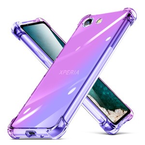 Xperia Ace ケース 耐衝撃 クリア tpu 透明 SO-02L ケース クリア スリム 薄型 シリコン 指紋防止 米軍MIL規格取得 衝撃吸収 滑り止め カ