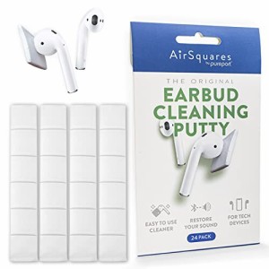 AirSquares イヤホンクリーナー掃除Airpod用, airpods 掃除キット, クリーニングパテ デバイスの小さな隙間から耳垢や汚れを除去、EarPod