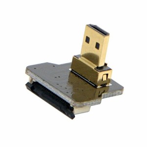 CY CYFPVHDMI Micro HDMI Type D オス アップアングル 90度 FPV HDTV マルチコプター 航空写真用